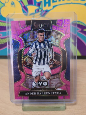 Ander Barrenetxea Pink Panini Select 2025-26 card like new