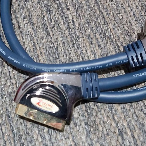 Scart cable male-male Xtreme Europa 1.5 m used