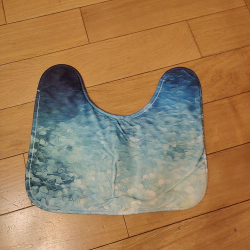 Toilet Seat Cover and Bath Mat Set used, colorful Temu