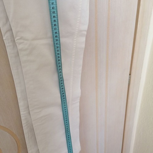 Massimo Dutti summer jeans new, size L, ecru with pink tone
