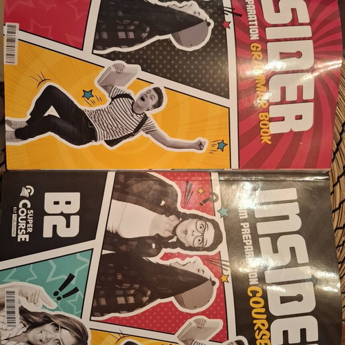 Insider B2 English Exam Preparation Books like new, Super Course