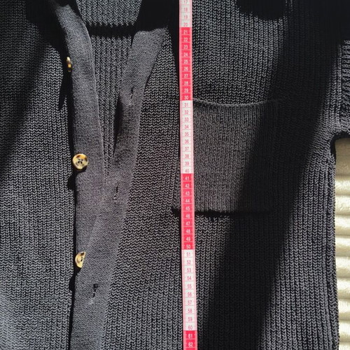 Men's knitted Zara cardigan XL black like new