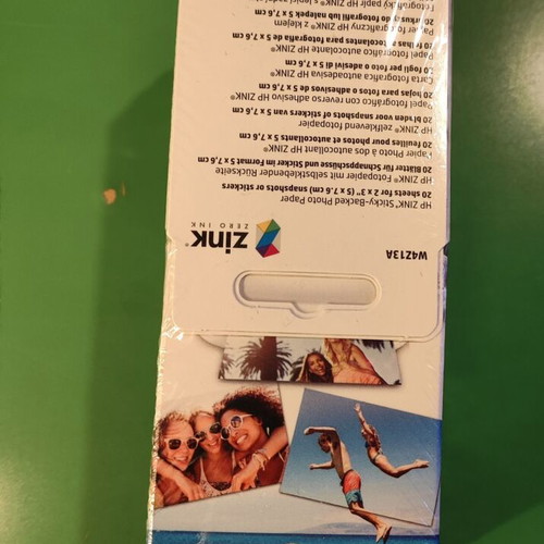 HP Zink Photo Paper 2x3, 100 Sheets, New