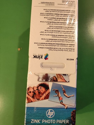 HP Zink Photo Paper 2x3, 100 Sheets, New
