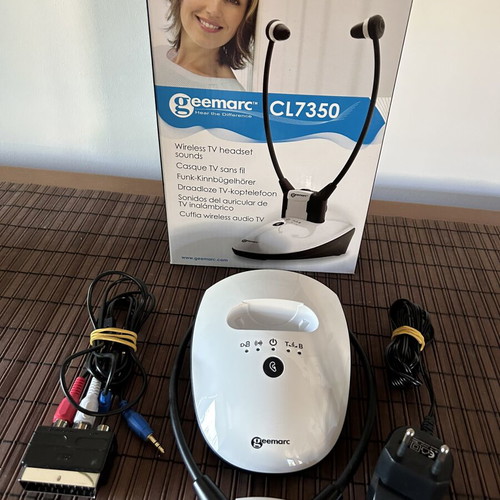 Geemarc CL7350 wireless TV headset for hearing impaired