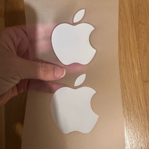 Apple stickers new, 2 large from iPad