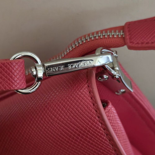 Versace Jeans crossbody bag used, coral color