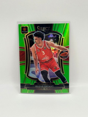 2025-26 Panini Select Euroleague Elijah Bryant Neon Green Hapoel #151 card new