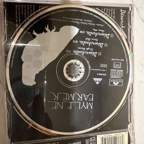 Mylene Farmer Desechantee CD single remixes like new