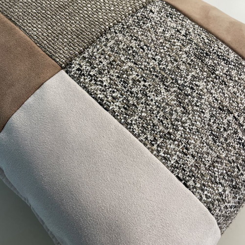 Decorative pillow 40 x 45 cm double-sided patchwork, new