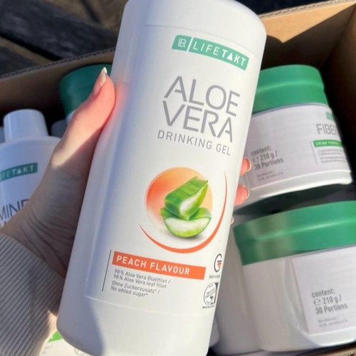Aloe Vera Drinking Gel Peach Flavour, no added sugar