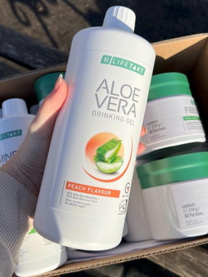 Aloe Vera Drinking Gel Peach Flavour, no added sugar