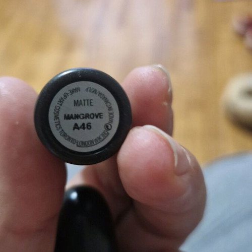 MAC lipstick like new, mangrove red shade
