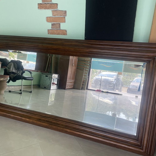 Kourtis Collectible Wall Mirror with Solid Wood Frame, Like New