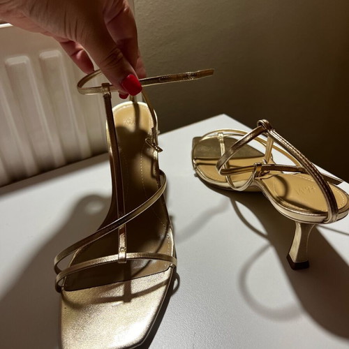 H&M Sandals new, gold, size 40