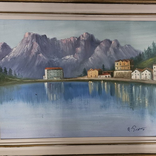 Painting like new with frame