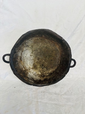 Cypriot frying pan used, 35x27 cm, vintage