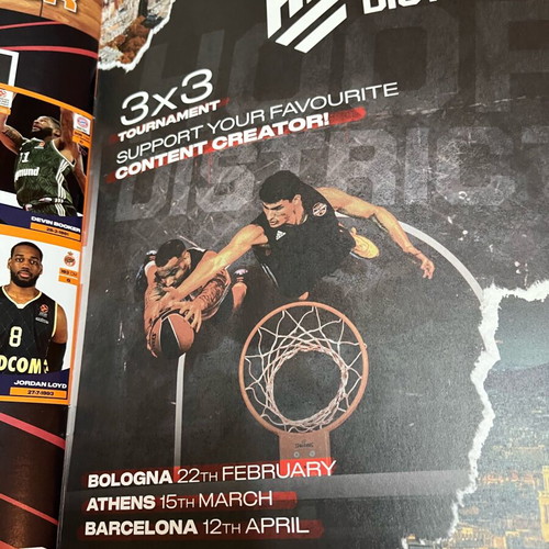 Panini Euroleague 2025 album and pack of 50 sticker packets new