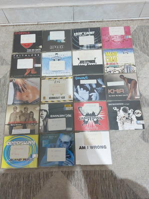 CD singles used, pack of 19 music variety