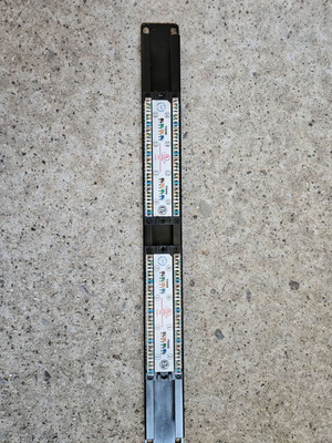 Patch Panel Cat.5e 16 Ports Used, Black