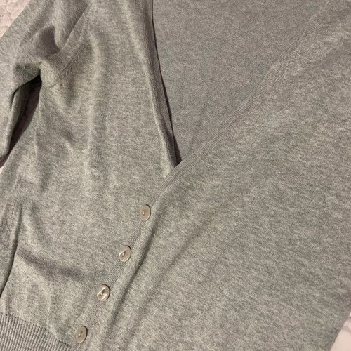 Zoe women's grey cardigan like new, size Large