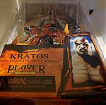  Συλλεκτικη Φιγουρα God Of War Kratos Flaming Blades Of Athena