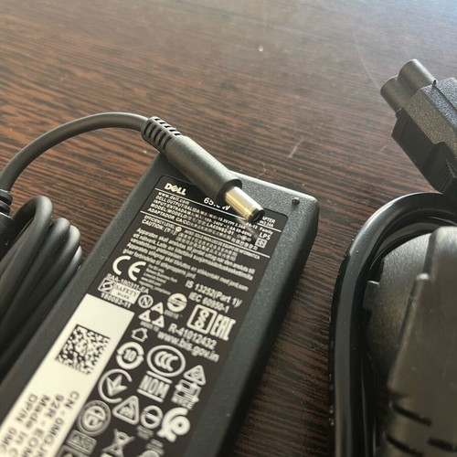 Dell 65W Laptop Charger 19.5V 3.34A with Power Cable