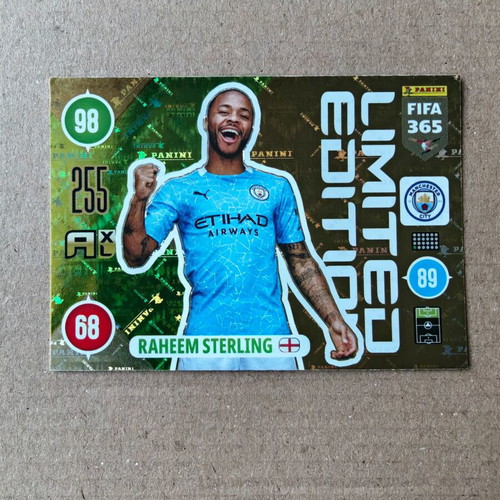 Raheem Sterling Manchester City 2020-21 Panini Adrenalyn FIFA 365 Limited Edition