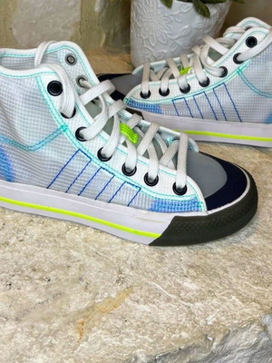 Adidas Nizza High αντρικά παπούτσια No 41 1/3 σαν καινούργιο, άσπρο και μπλε