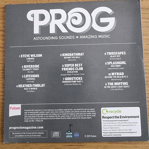 Prog Rock 2 CDs and 1 DVD used