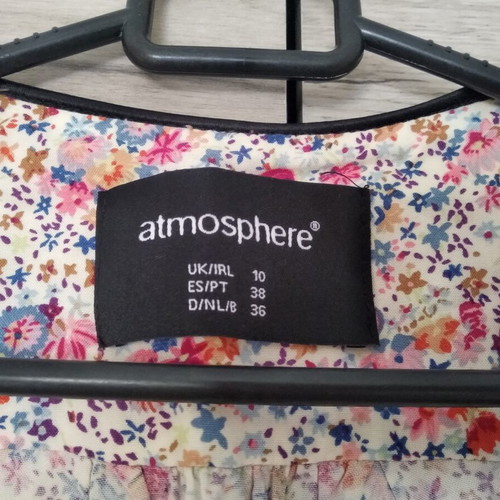 Atmosphere Floral Cardigan like new, women's XS, 3/4 sleeves