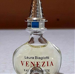 Venezia by Laura Biagiotti, 5ml edt, 1st original formula, rare, vintage, discontinued, μινιατουρα