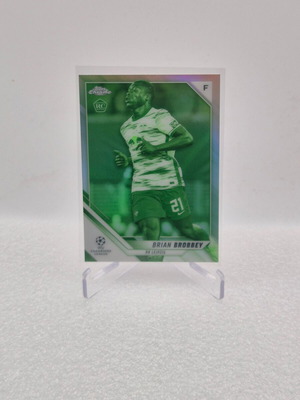 2021 Topps Chrome UEFA Champions League Brian Brobbey #105 Rookie RC κάρτα μεταχειρισμένη