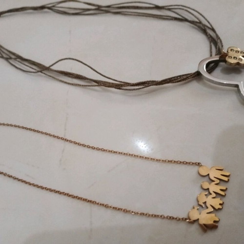 Adidas necklaces two together like new