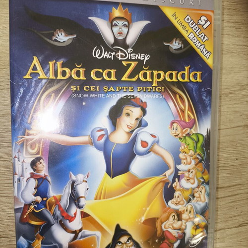 Snow White Disney DVD, dubbed