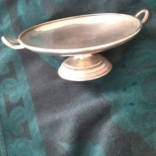 Silver-plated decorative Lambidis vessel like new, elegant