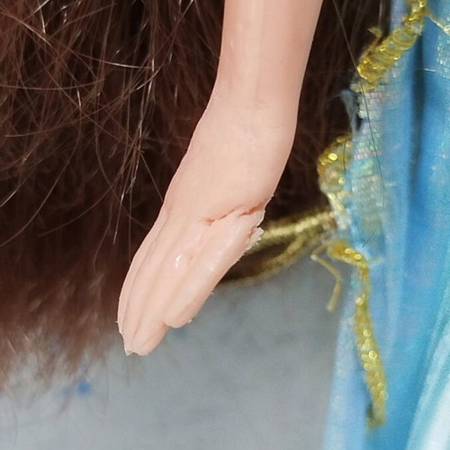 Disney Megara Mattel doll used with flaws