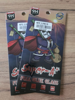 Full tempered glass Redmi Note 13 Pro 5G compatible with Poco X6 Pro, like new, pack of 2