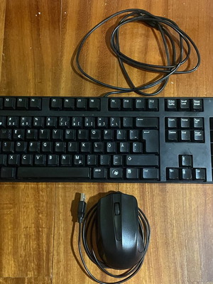 Dell USB πληκτρολόγιο και Omega USB ποντίκι σαν καινούργιο