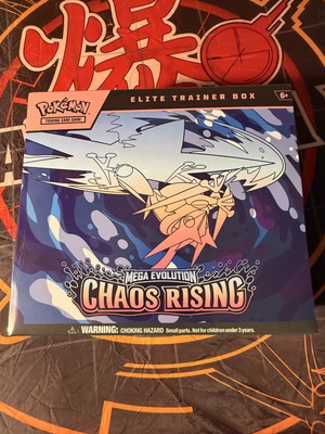 Pokemon Chaos Rising Elite Trainer Box new, near mint