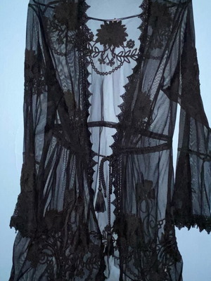 Beach pareo with lace like new
