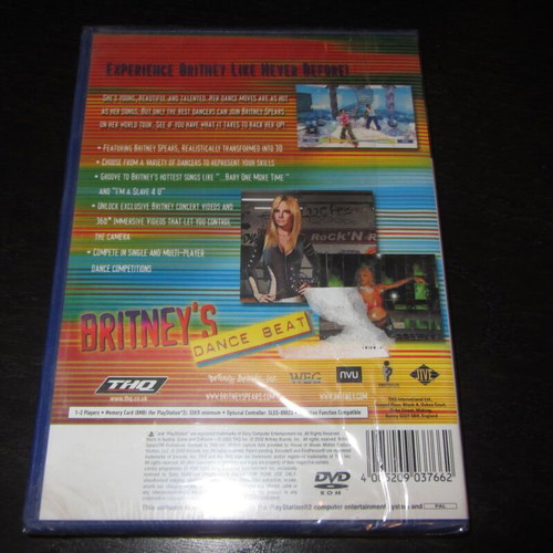 Britney's Dance Beat Sony PS2 game like new