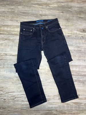 Pierre Cardin Lyon Tapered Jeans used, dark navy blue, men's denim W33 L34