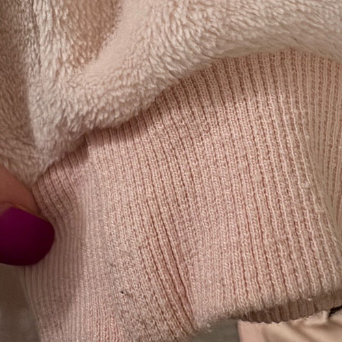 Fur set for girls like new, very warm