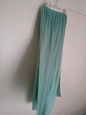Zara maxi φούστα μέντα με άνοιγμα στο πλάι σαν καινούργιο, small