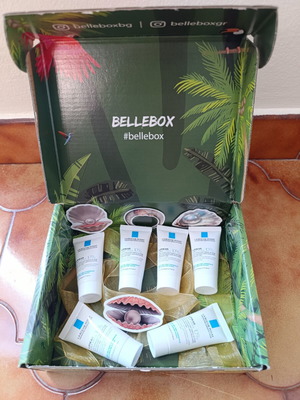 Bellebox set with six La Roche-Posay Lipikar Lait Urea 10% body lotions