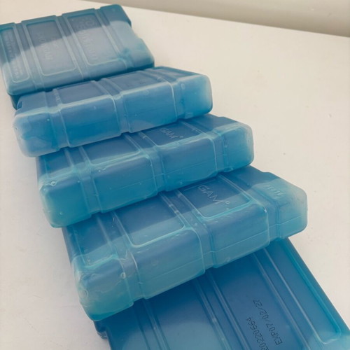 Ice Packs like new, set of 5, 15x28x4cm