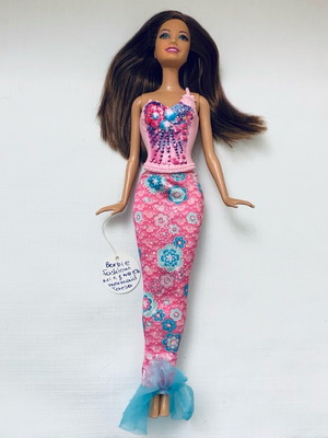 Barbie Teresa mermaid used with pink bodysuit and skirt from another series