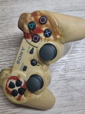 Sony PlayStation 3 DualShock 3 Sixaxis God of War контролер като нов