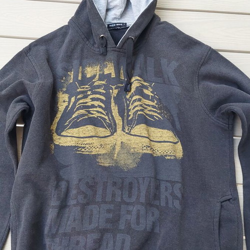 New Wave hoodie like new, size S, black and gray